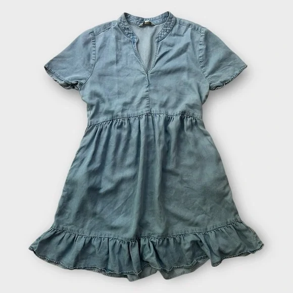 Lucky Brand Blue Ruffled Sundress - Picture 3 of 6